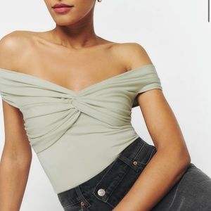 Reformation Ezlynn Knit Top
